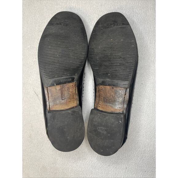 Florsheim Mens 11.5 D Black Woven Vamp Slip On Loafers Style 18499 Dress Shoes main image 11